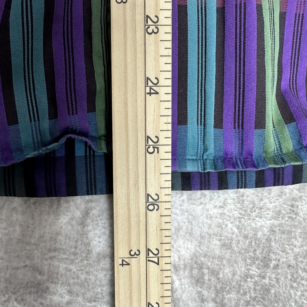 Robert Graham Shirt Mens Medium Classic Fit Striped Unique Dress Casual Button U - Picture 13 of 15